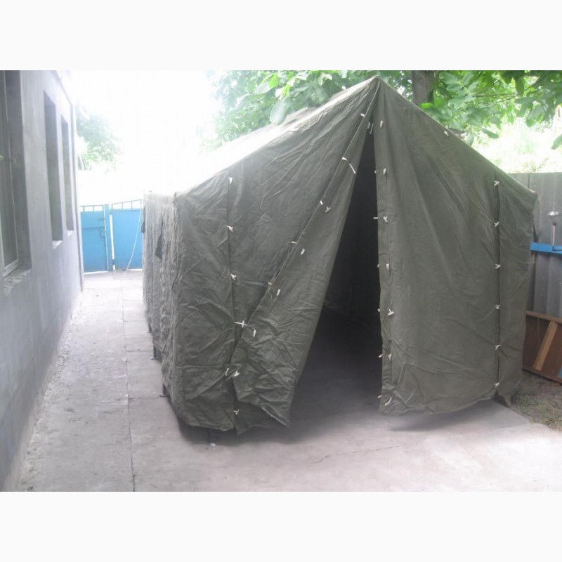 Фото 12. Палатка военная для применения в строительстве и для других целей