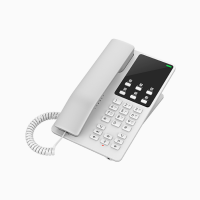 Grandstream GHP620 White, готельний ip-телефон, 2 sip-акаунти, PoE