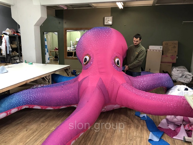 Фото 9. Надувной рекламный осьминог Inflatable octopus, Advertising Inflatable octopus