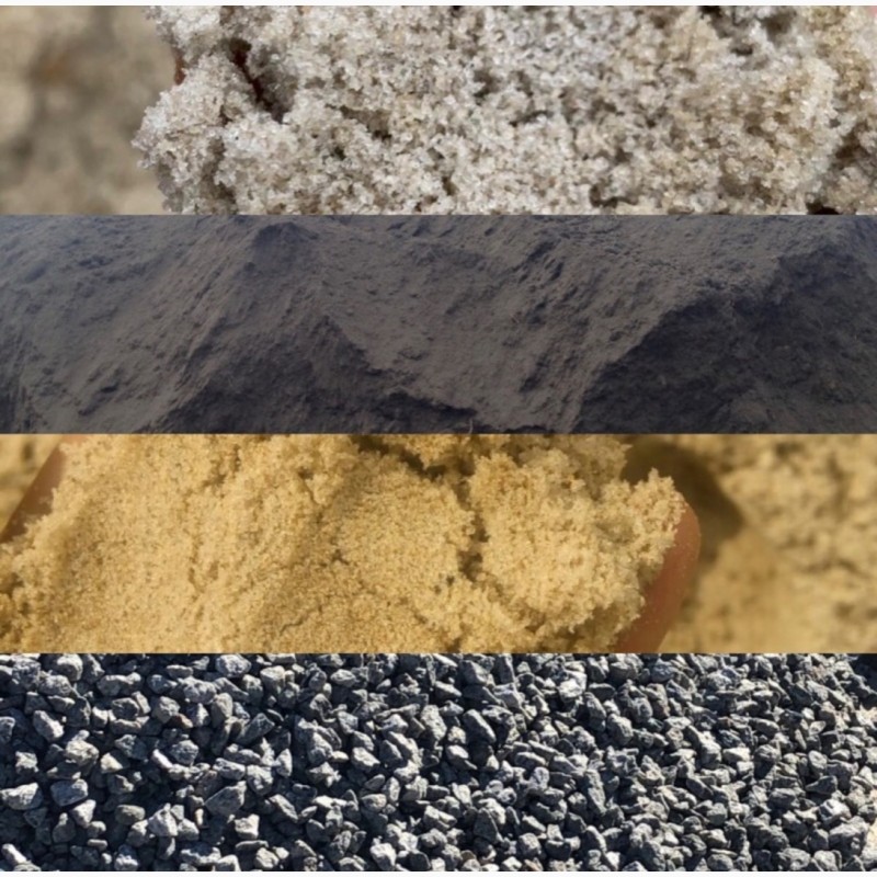 Фото 2. Пісок кар#039;єрний та річковий; Щебінь; Гранвідсів; Камінь бут; Грунт на Підсипку