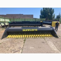 Жатка суцільного зрізу для збирання соняшнику Sunfloro Shaft 6, 7.4, 9, 2м