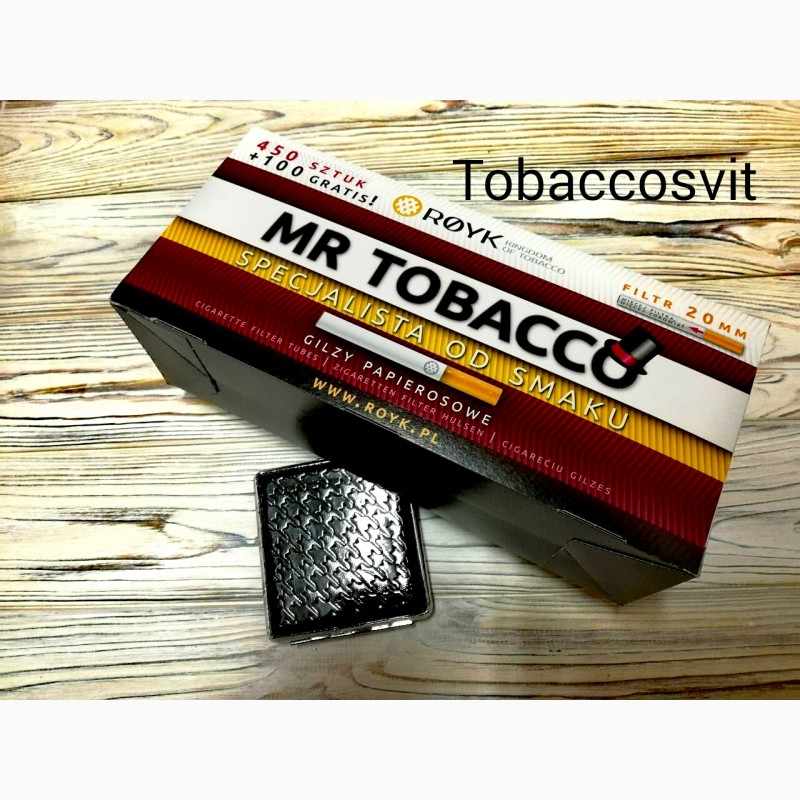 Фото 4. Сигаретные гильзы MR TOBACCO