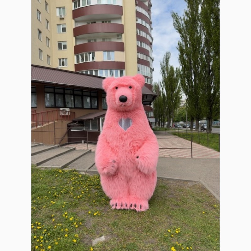 Фото 3. Костюм медведя розовый