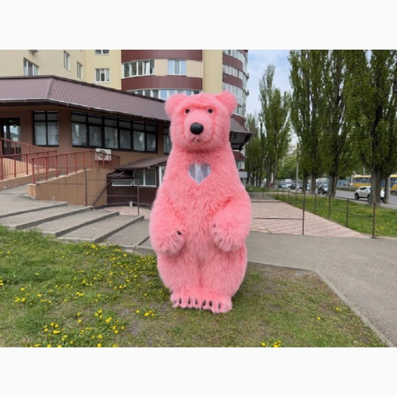 Фото 4. Костюм медведя розовый