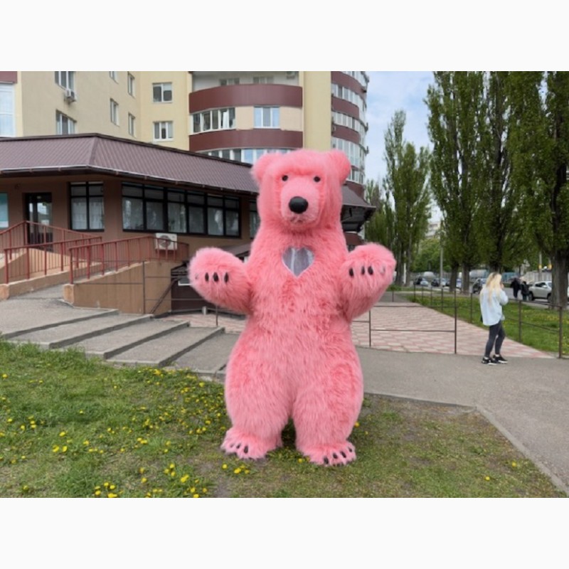 Фото 5. Костюм медведя розовый