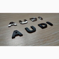 Металлические буквы на авто AUDI Ауди не ржавеют