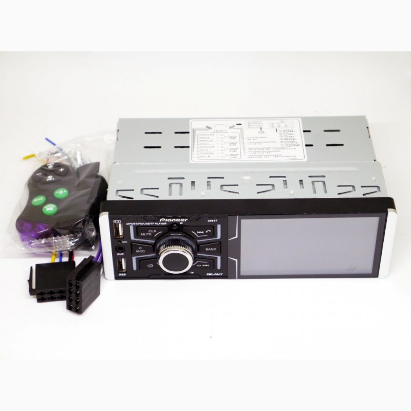 Фото 2. Автомагнитола Pioneer 4061T ISO - Сенсорный экран 4, 1#039; #039; + RGB подсветка + DIVX + MP3 + USB