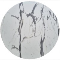 Столешница ВЕРЗАЛИТ (WERZALIT) круглая д. 70 см белый мрамор