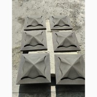 Крышки бетонные на столб 450*450 мм