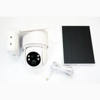 IP WiFi камера TQ2 2.0 Мп с удаленным доступом уличная с солнечной панелью (iCSee)