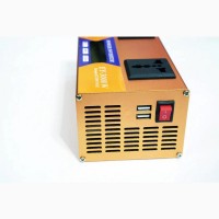 Преобразователь (инвертор) 12V-220V 3000W LCD Gold