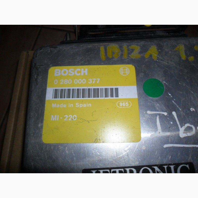 Фото 2. Блок управления Bosch 0 280 000 377, Сеат Ибица, Малага 1.2i, Seat Ibiza, Malaga