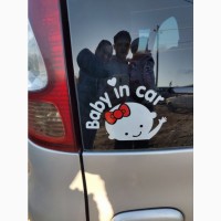 Наклейка на авто Ребёнок в машине на Борту