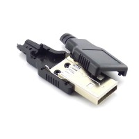 Разъем USB 4-х контактный / Штекер USB разборной