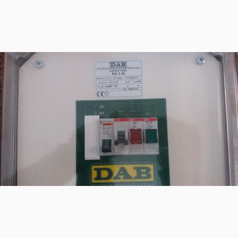 Фото 4. Продам новый Шкаф управления и защиты DAB ES 3 M