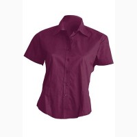 Рубашка женская бордового цвета