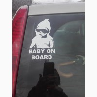 Наклейка на авто Ребенок в машинеBaby on board