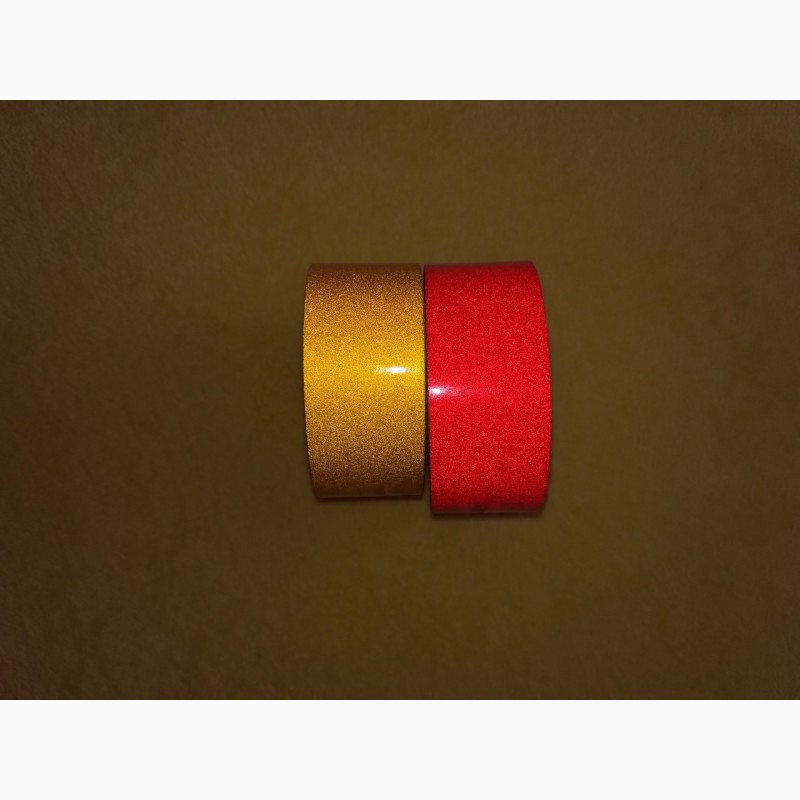 Фото 4. Клеящая Светоотражающая лента Красная, Жёлтая 4.90 метров