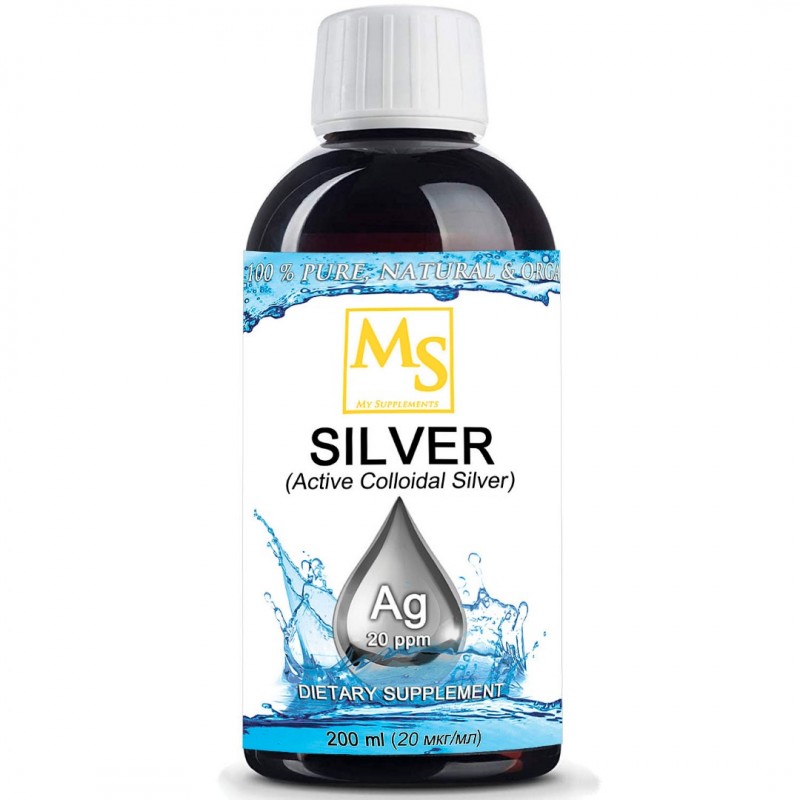 Фото 5. Коллоидное Серебро - Colloidal Silver - Серебряная вода - CША - 20ppm - 200ml