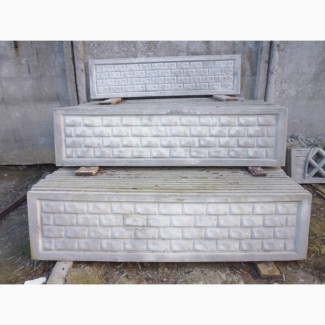 Плиты бетонные армированные для еврозабора