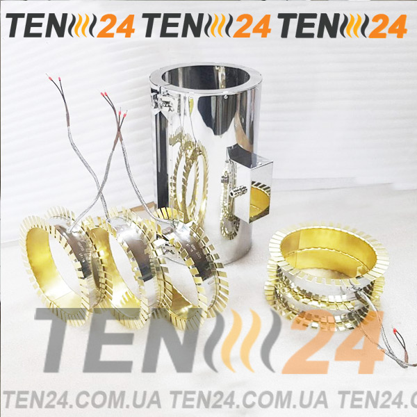Фото 5. Кольцевые нагреватели металлические для экструдеров и ТПА под заказ от производителя ТЭН24