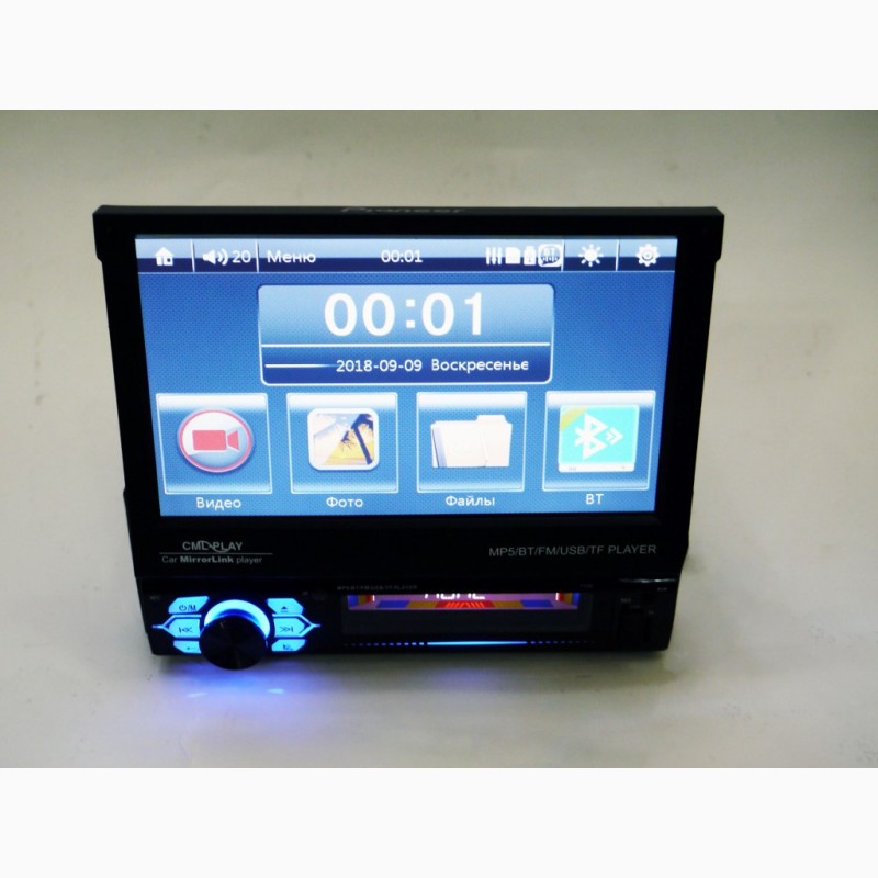 Фото 5. 1din Магнитола Pioneer 7120 - 7Экран + USB + Bluetooth - пульт на руль