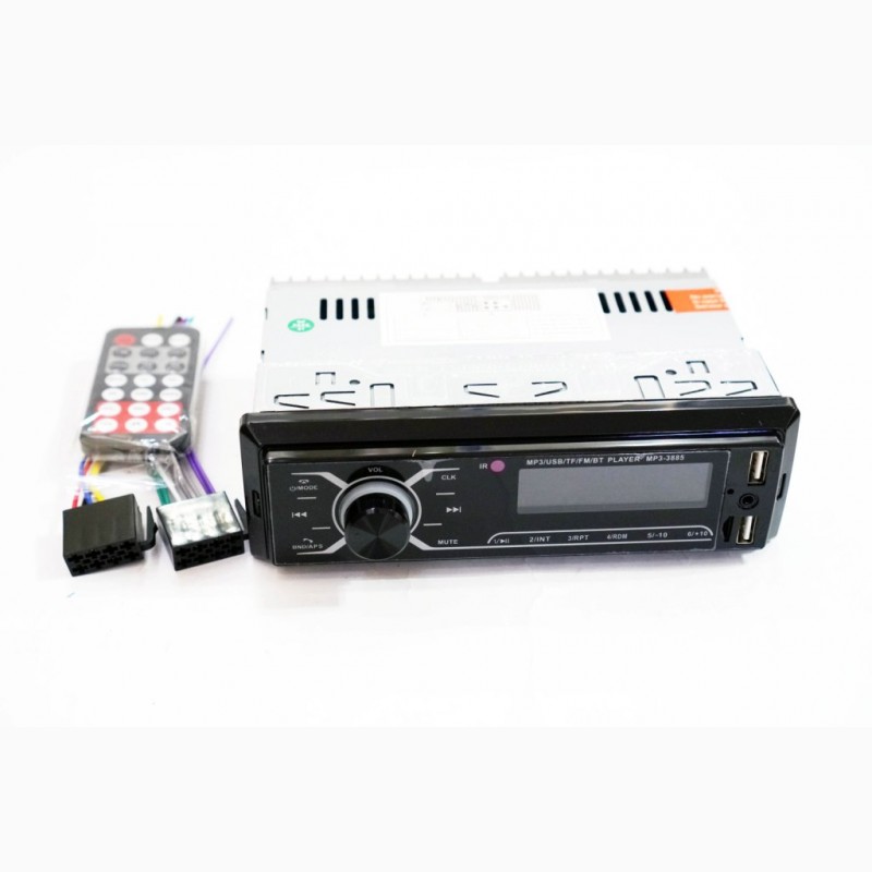 Фото 3. Автомагнитола Pioneer 3885 ISO - 2хUSB, Bluetooth, FM, microSD, AUX сенсорная магнитола